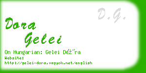 dora gelei business card